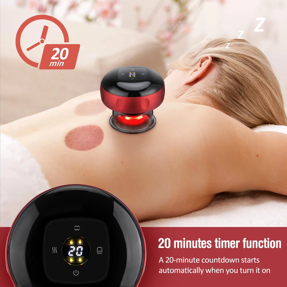 Hailicare Electric Cupping Massager Vacuum Suction Gua Sha Device
