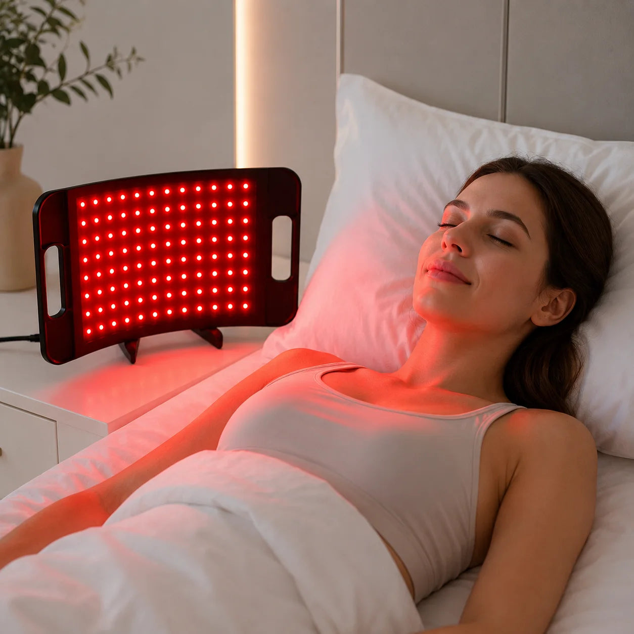 Near Infrared Light Panel For Face And Body With Timer