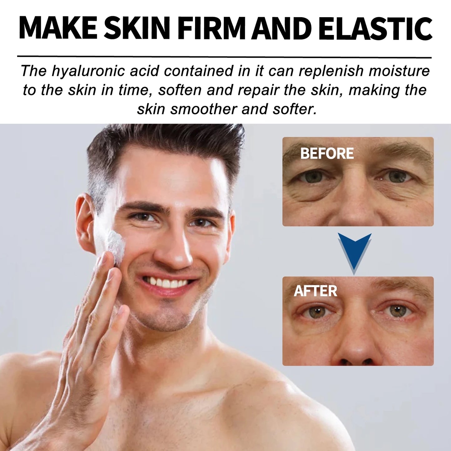 East Moon Men Retinol Collagen Firming Moisturizing Cream With Hyaluronic Acid