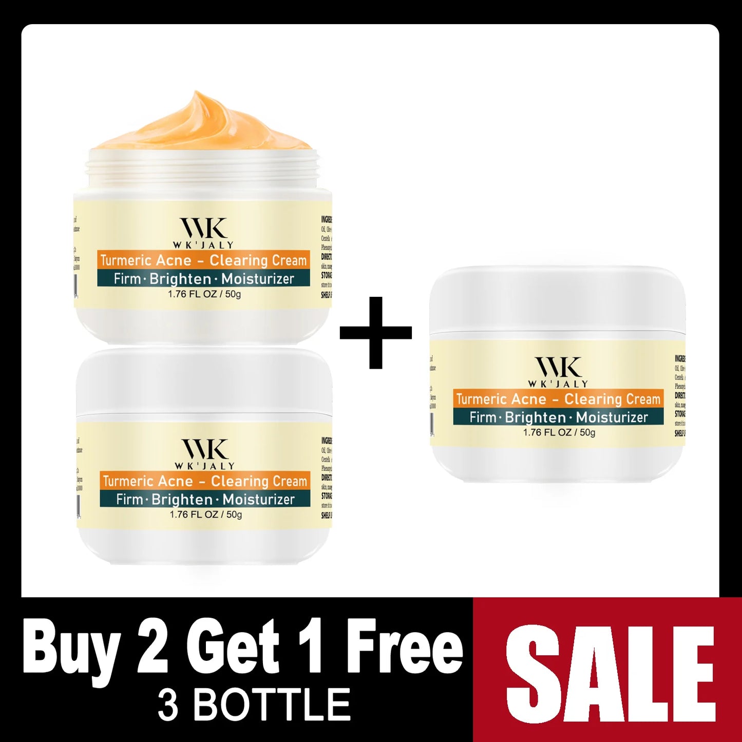 Wk Jaly Lightening Skin Care Kit For Acne And Spot Removal Treatment