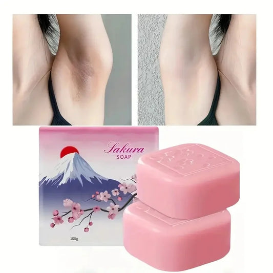 Zudaifu Sakura Bar Soap Deep Cleansing Hydrating For Whole Body