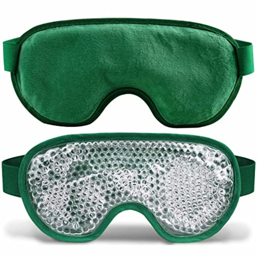 Reusable Cooling Gel Eye Mask Relieves Puffiness Promotes Sleep Comfort