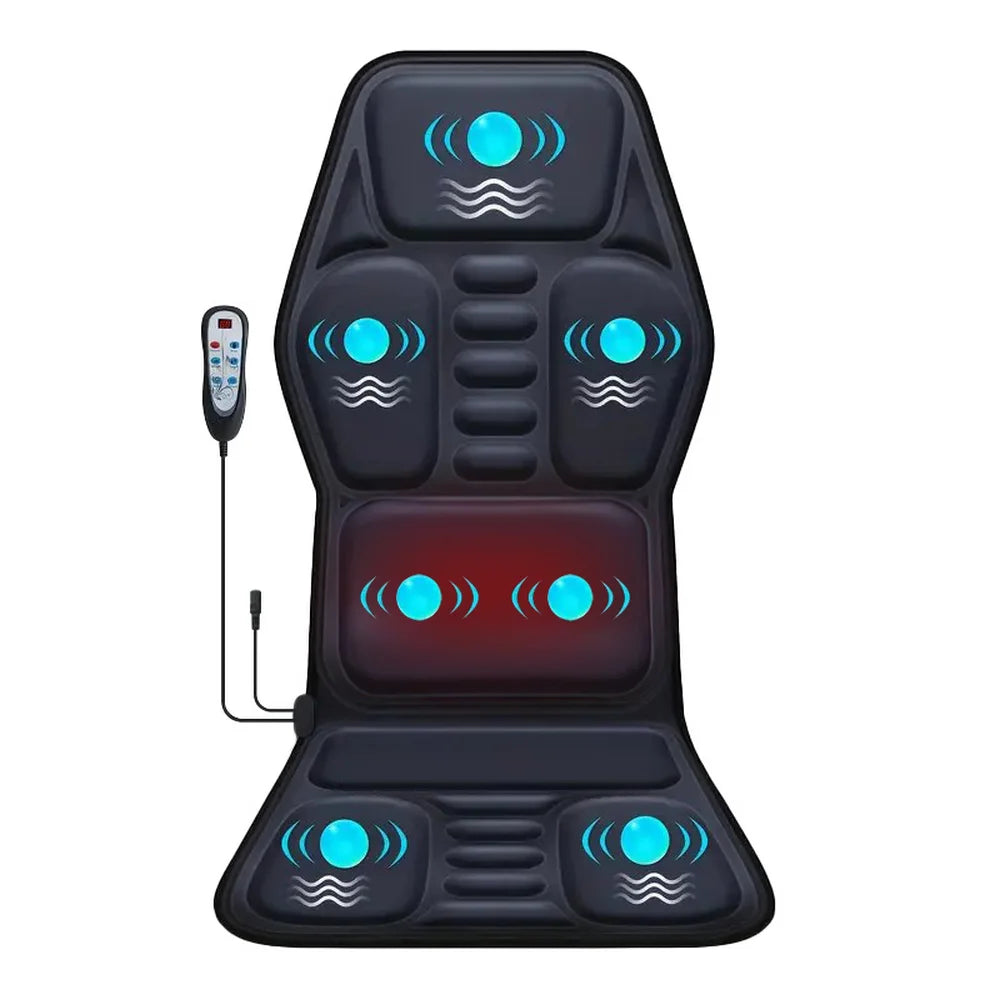 HIMOUTA Full Body Back Massager Chair Cushion With Heat