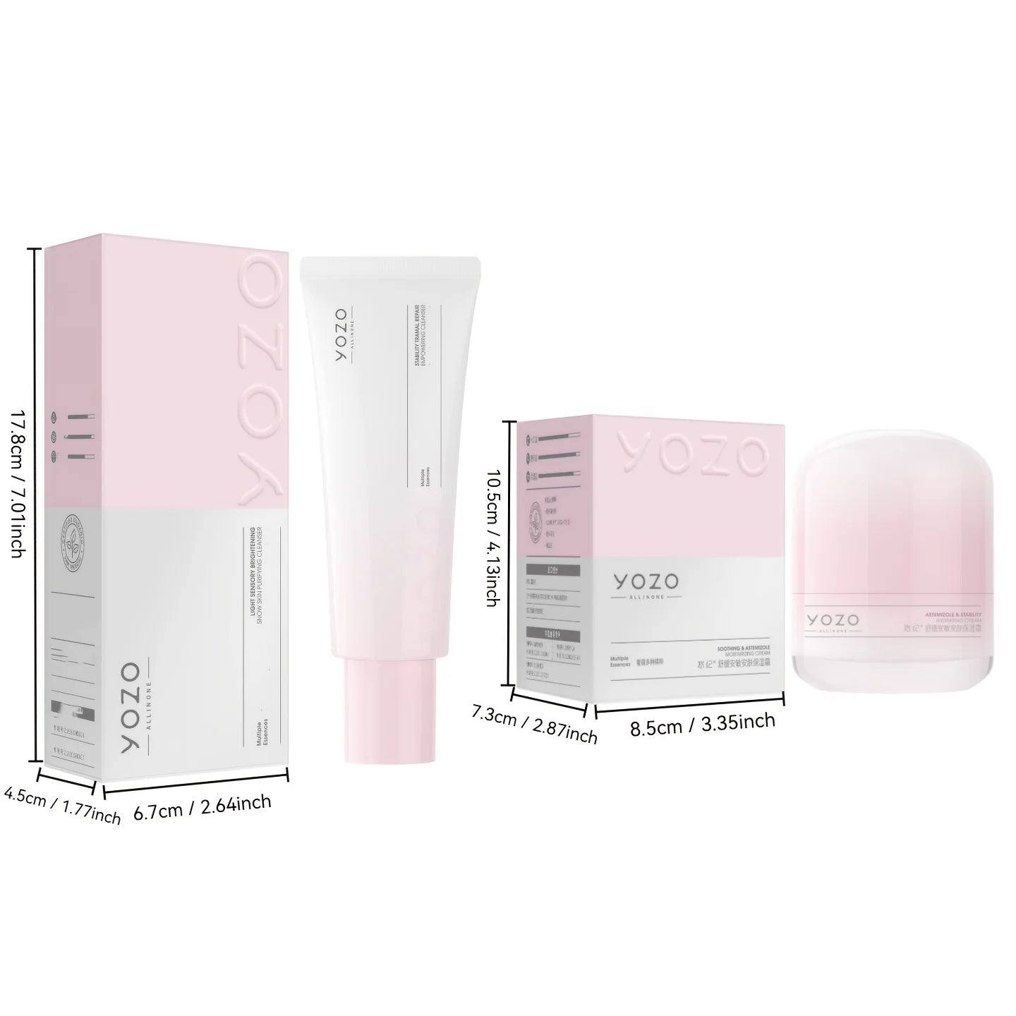 Deep Cleansing And Moisturizing Facial Skincare Duo Set