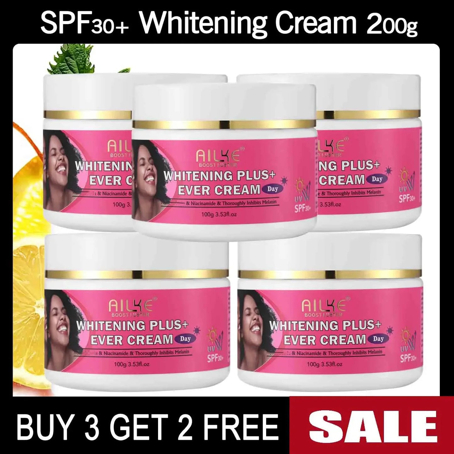 AILKE Natural Skin Brightening Set for Acne and Dark Spots