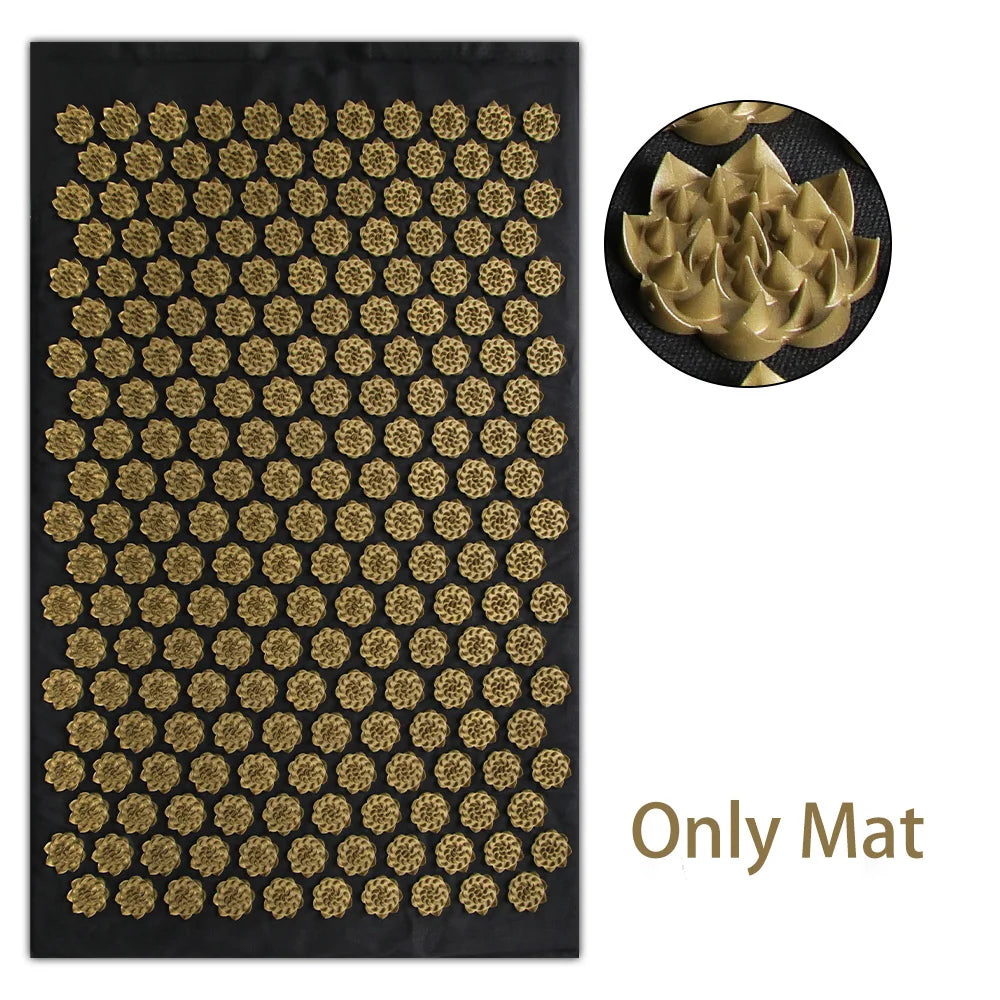 ShaxyMsc Acupressure Mat Kuznetsov Spike Needle Massage Cushion Back Relief