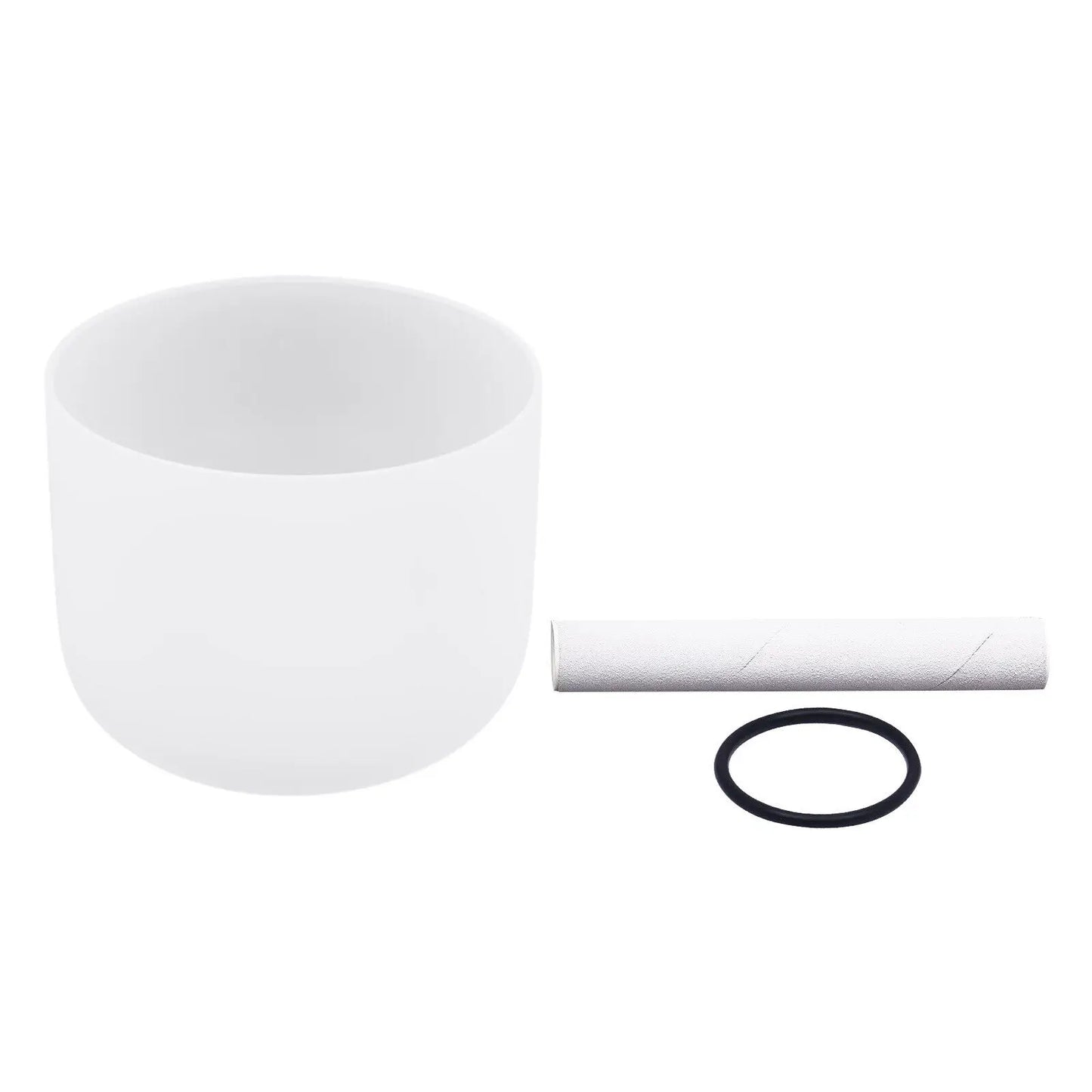 Frosted Quartz Crystal Singing Meditation Bowl With Pure Harmony Tone