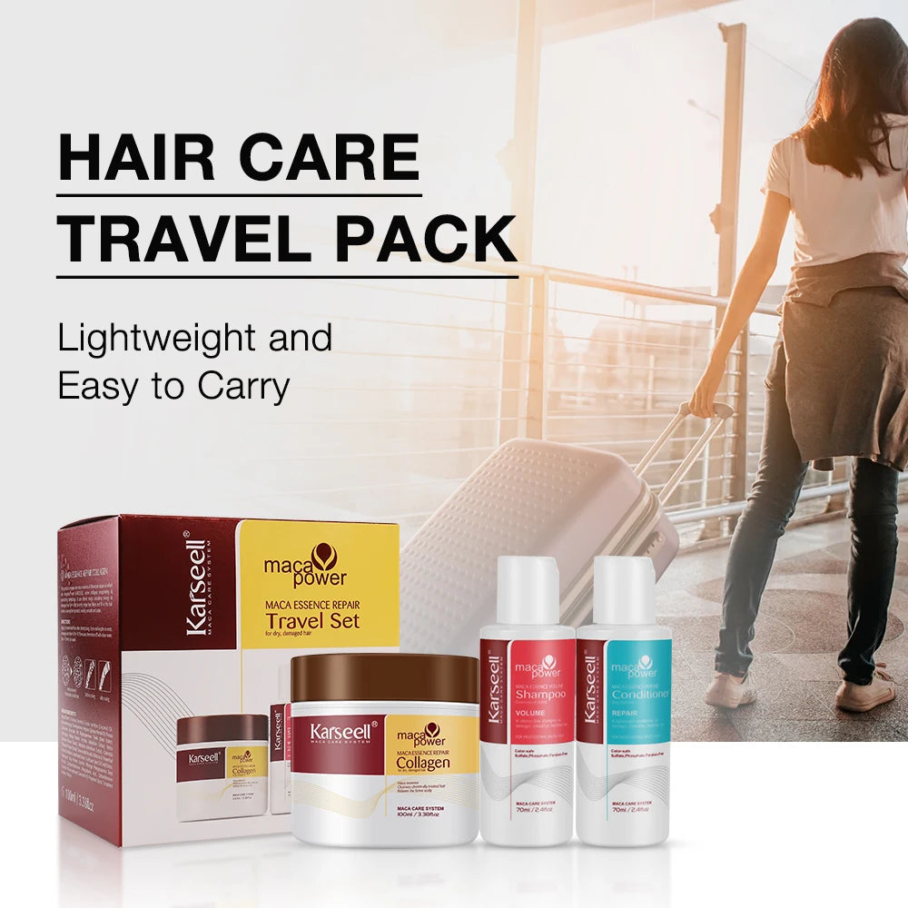 Karseell Hair Mask Travel Set Collagen Repair For Damaged Hair