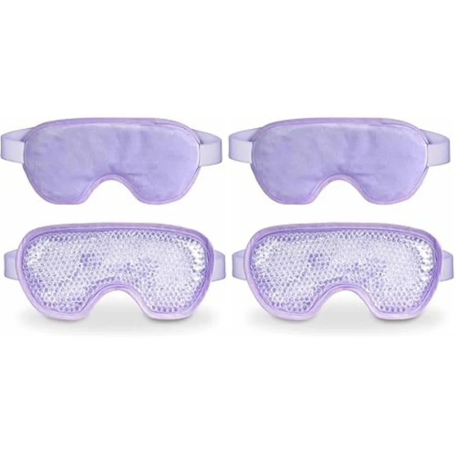 Reusable Cooling Gel Eye Mask Relieves Puffiness Promotes Sleep Comfort