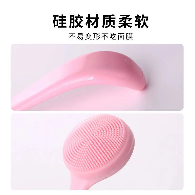 Soft Silicone Facial Cleansing Brush Makeup Blackhead Remover