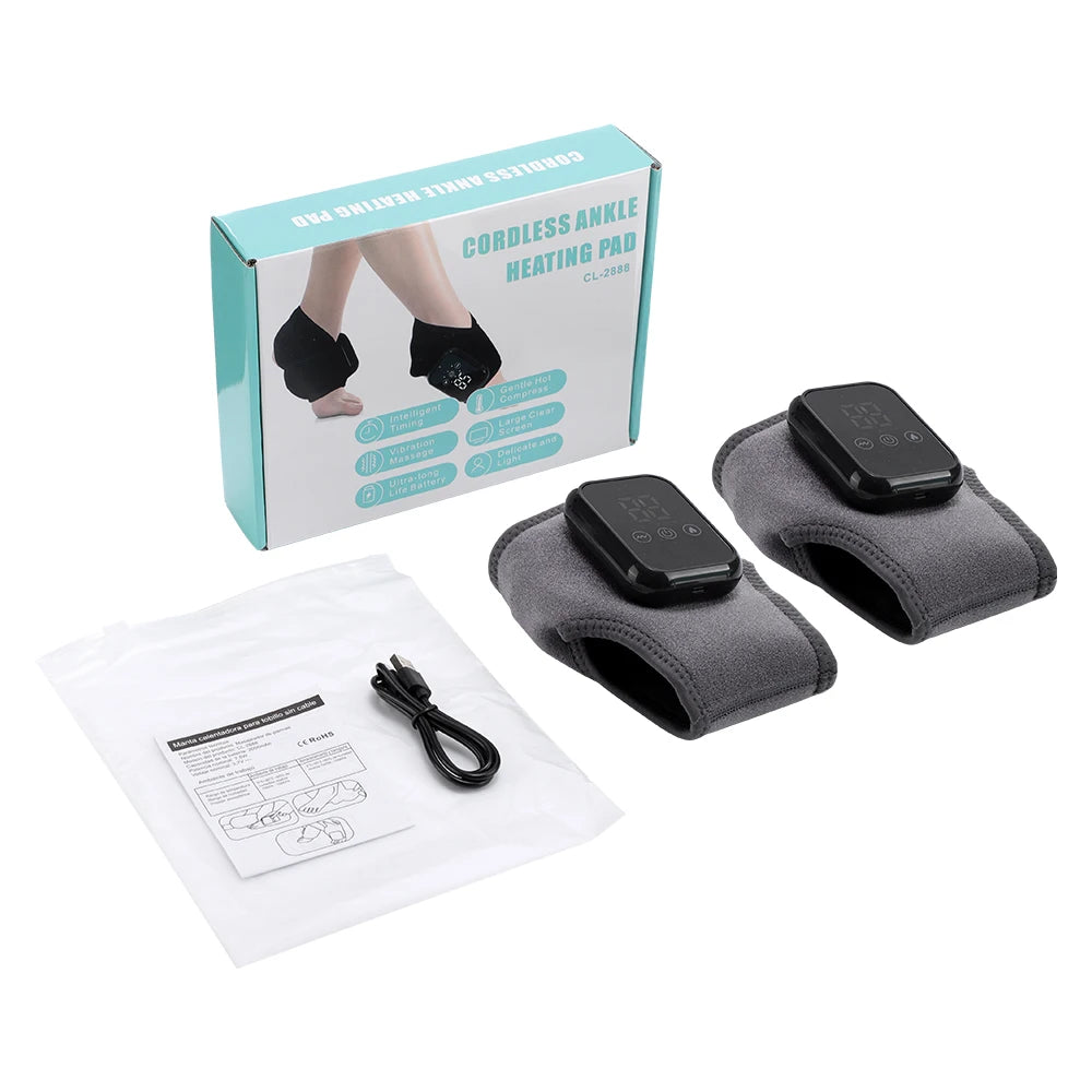Hailicare Ankle Massager With Heat And Vibration