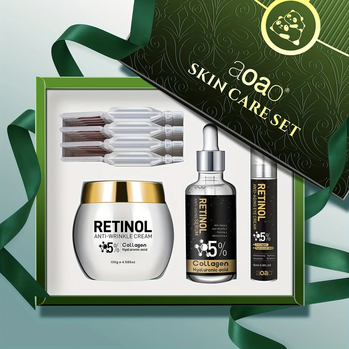 aoao Retinol Deep Hydration Anti-Wrinkle Gift Set For Dry Skin