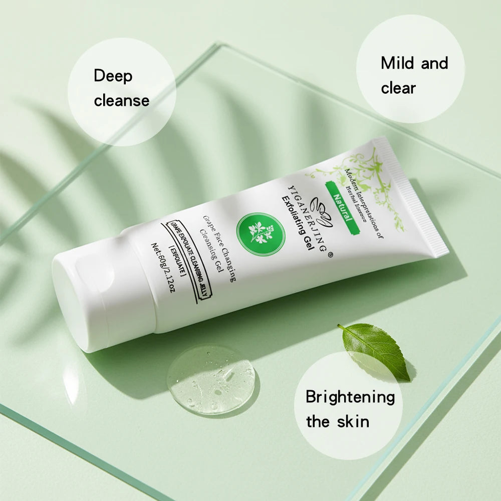 QINGFANGLI Grape Cleansing Exfoliating Gel For Oil Control