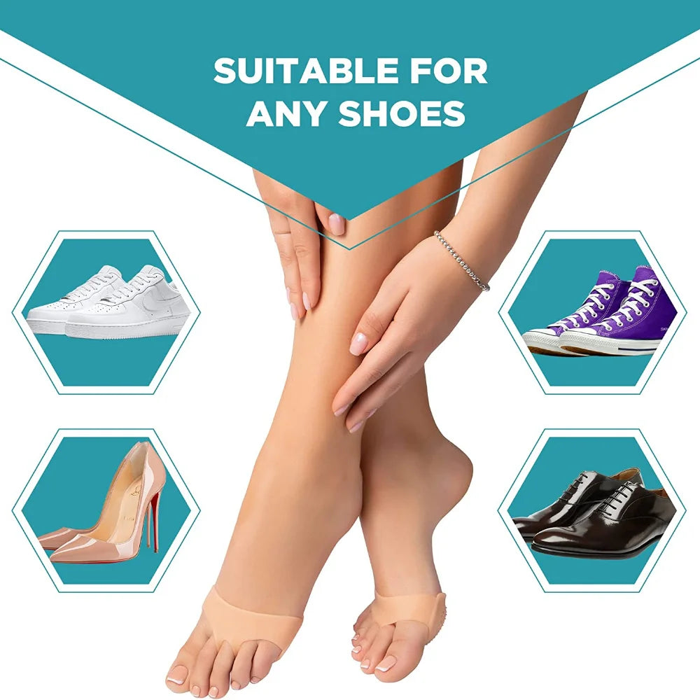 Silicone Gel Toe Separators Bunion Adjuster Foot Care