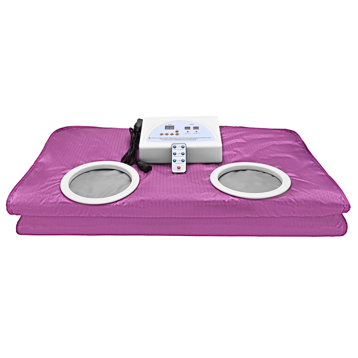 2 Zone Thermal Sauna Blanket For Weight Loss And Detox Therapy