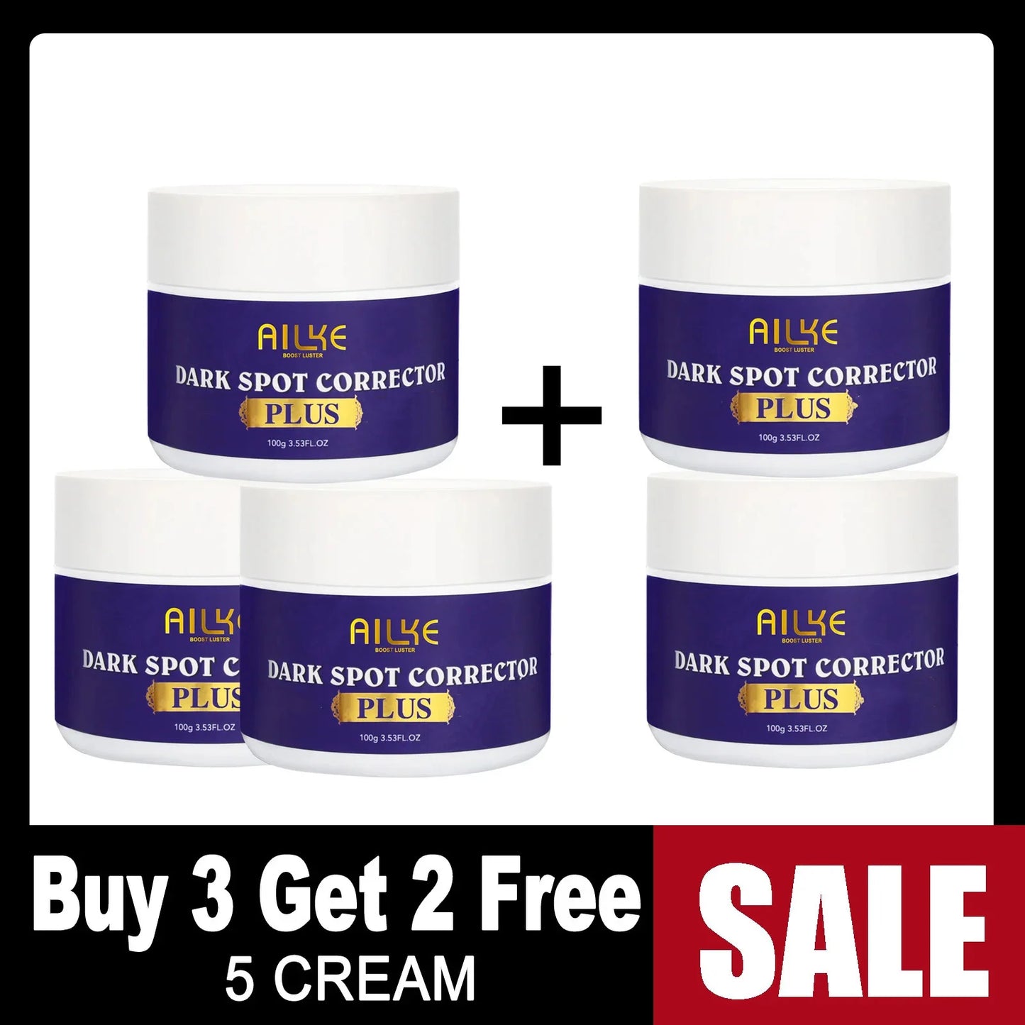 AILKE Glutathione Plus Skin Care Set Advanced Lightening Lotion