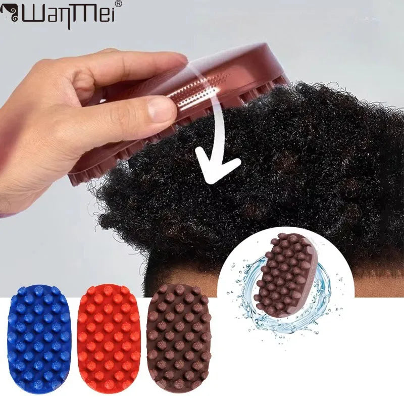 Magic Twist Hair Brush Silicone Mini Portable For Curly Hair