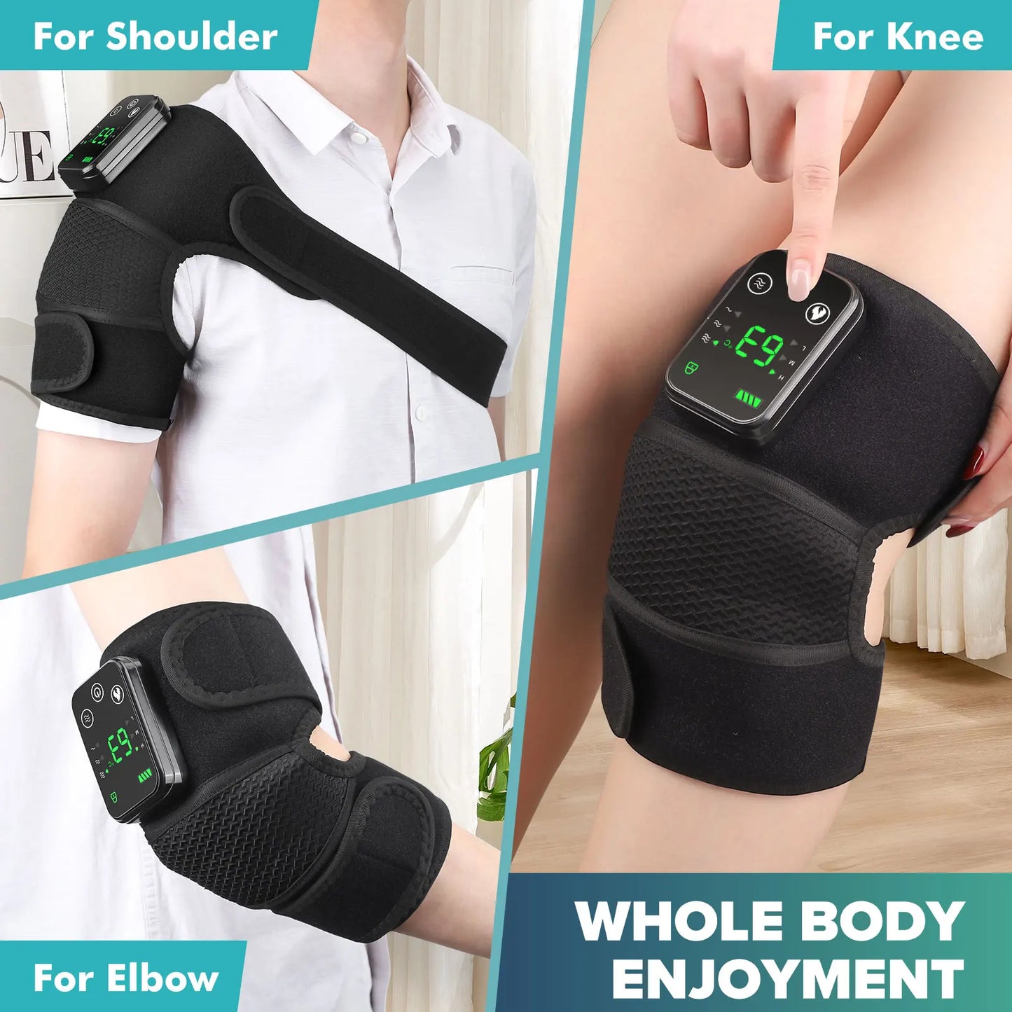 Hailicare Knee Heating Massager With Vibration Hot Compress