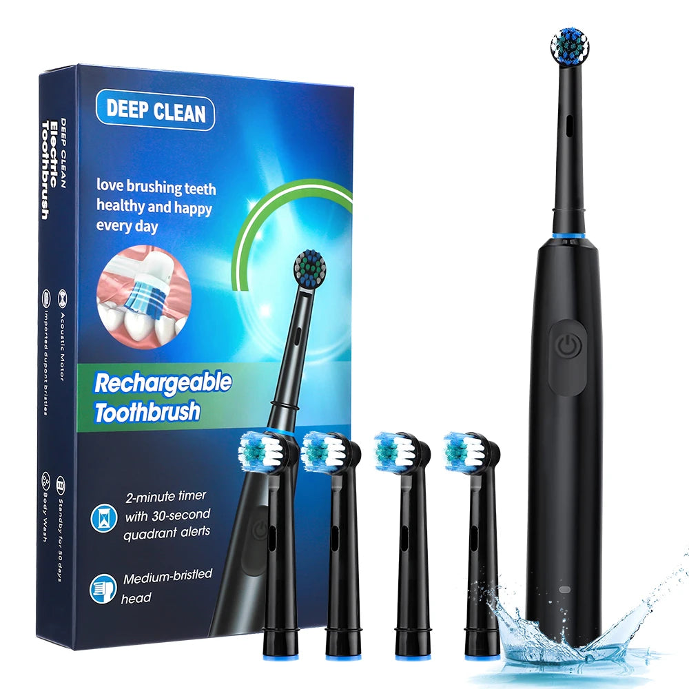 Ms.Dear Rechargeable Electric Toothbrush With Multiple Cleaning Modes