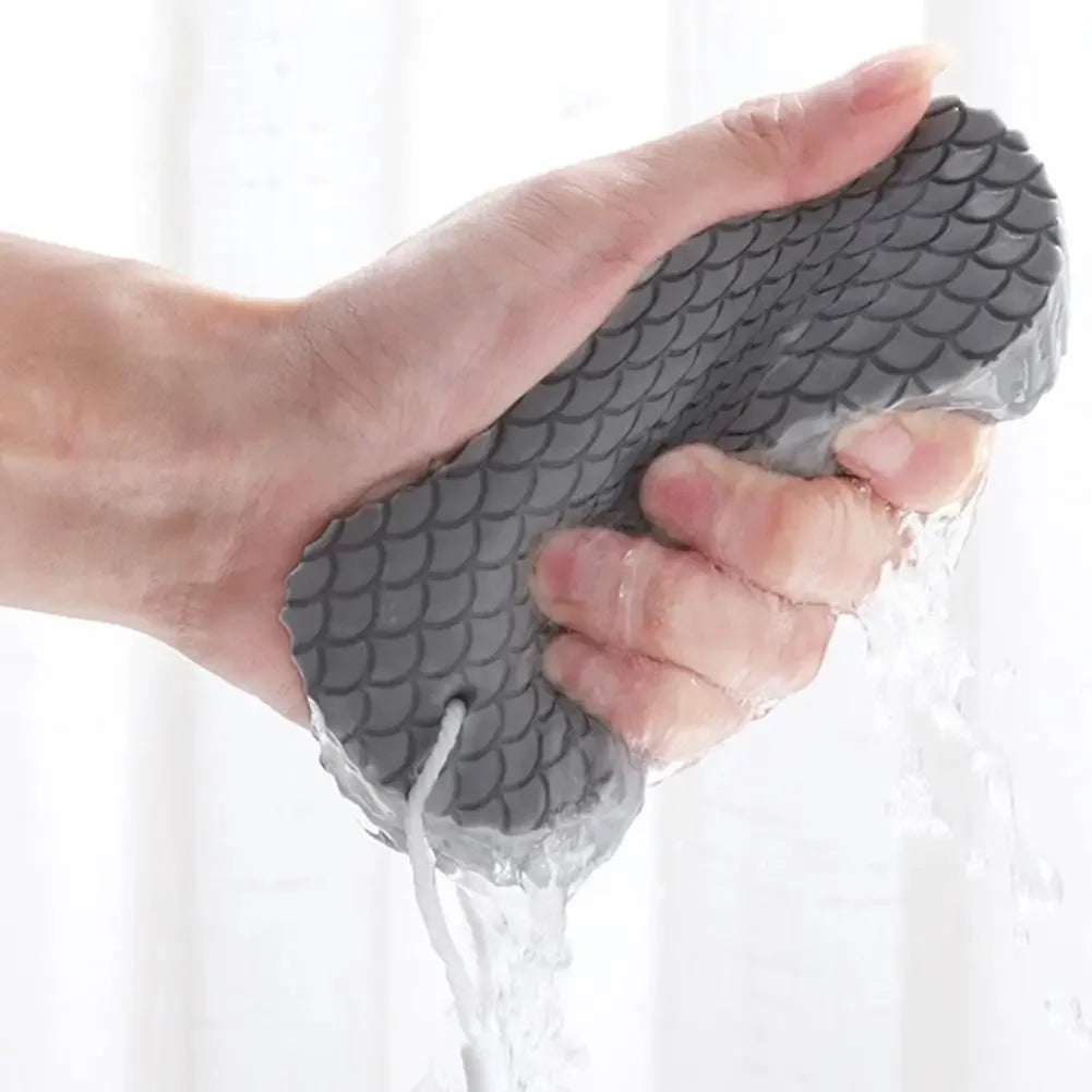 Children Exfoliating Bath Sponge Shower Massager Peeling Tool