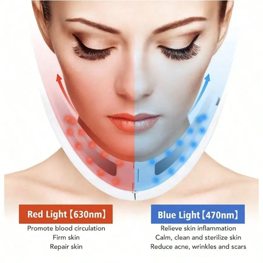 Smart Vibration Face Massager With Heating And Skin Tightening Features