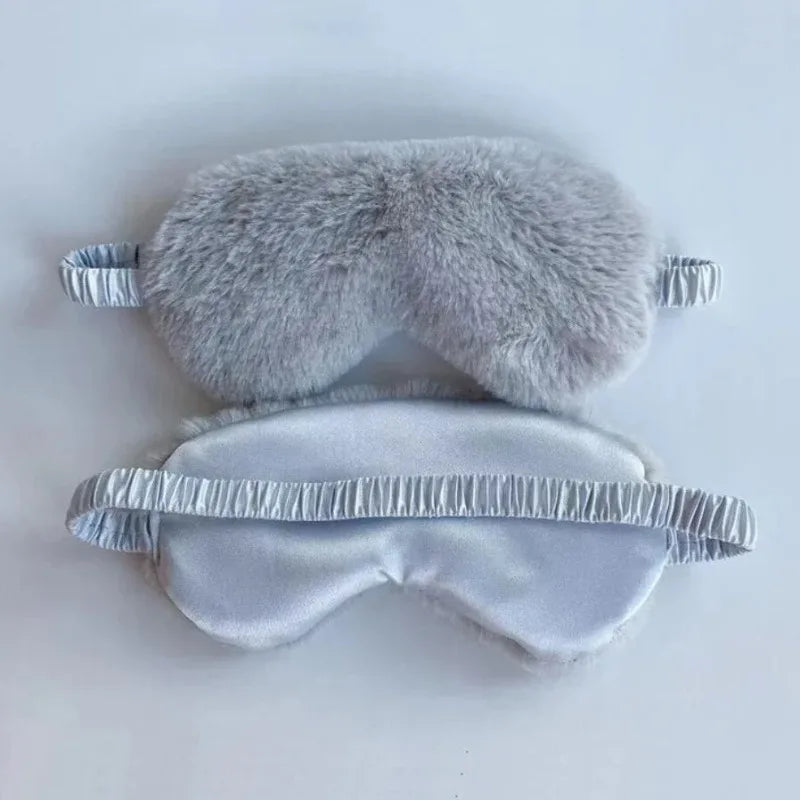 Soft Plush Sleeping Mask Eye Cover For Sleep And Nap
