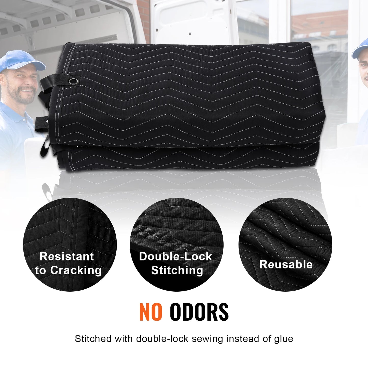 SucceBuy Acoustic Sound Dampening Blanket With Grommets For Studios