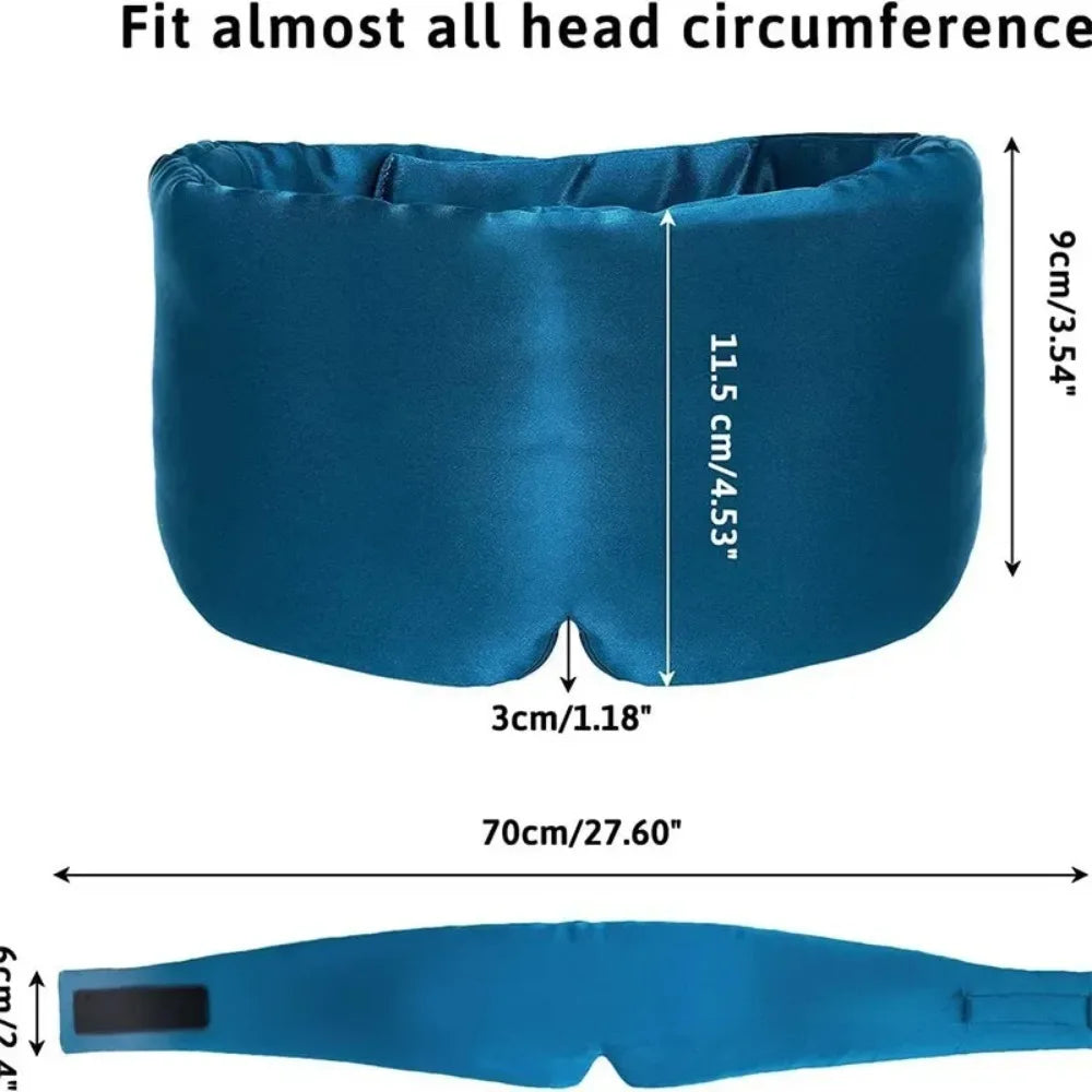 Silk 3D Light Blocking Sleep Mask For Travel And Naps