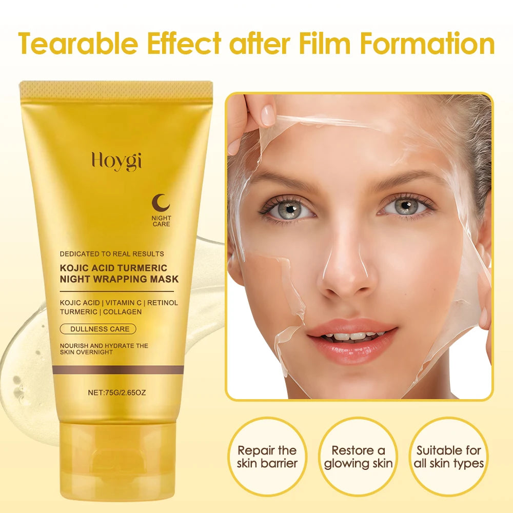 Ms.Dear Kojic Acid Turmeric Overnight Peel Off Brightening Face Mask