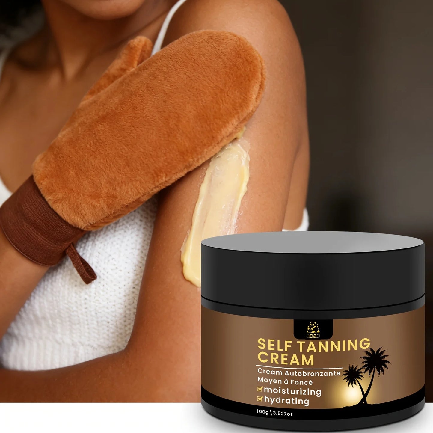 Aoao Self Tanning Firm Cream With Aloe And Coconut Moisturizer