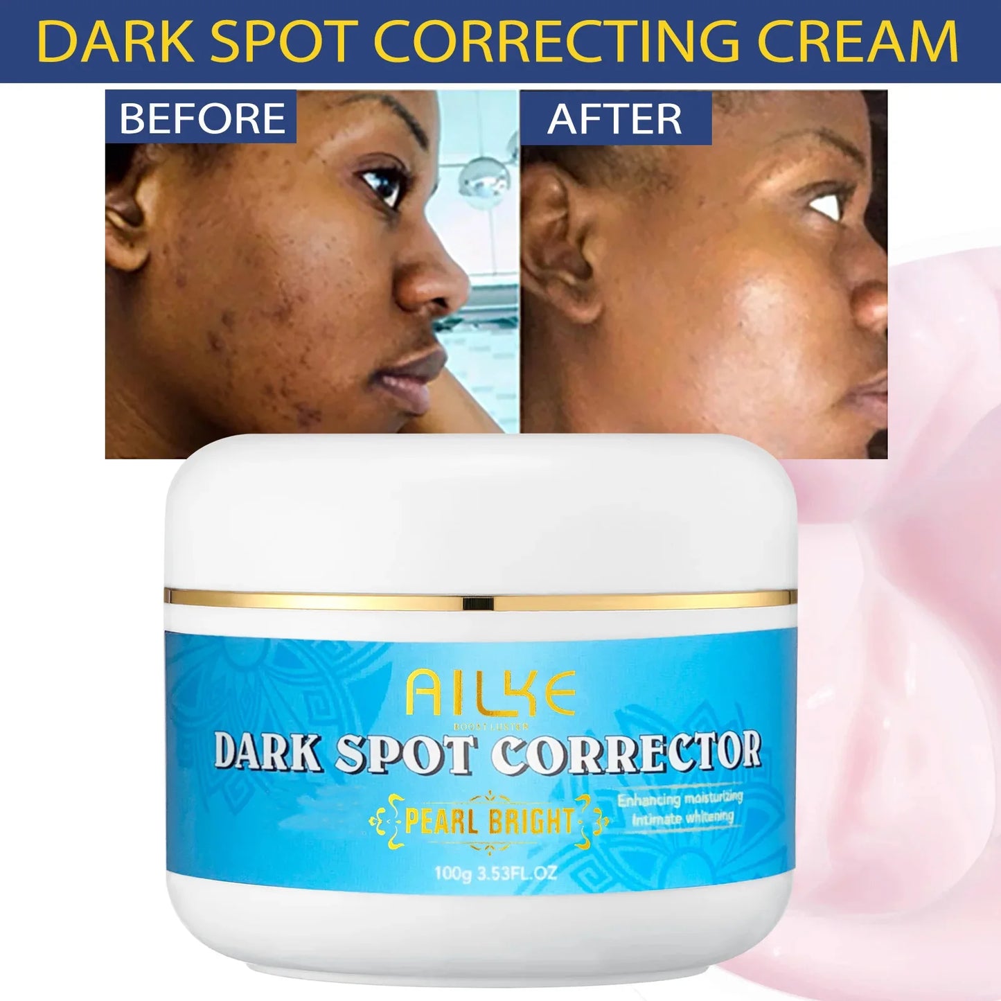 AILKE Natural Multi Vitamin Lightening Skin Care Kit Whitening Moisturizer