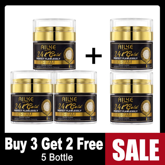 AILKE 24K Gold Skin Care Whitening Facial Cleanser For Unisex