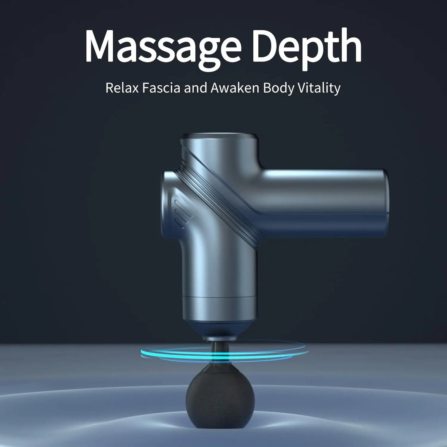 LEERCON Mini Muscle Massage Gun With Four Interchangeable Heads