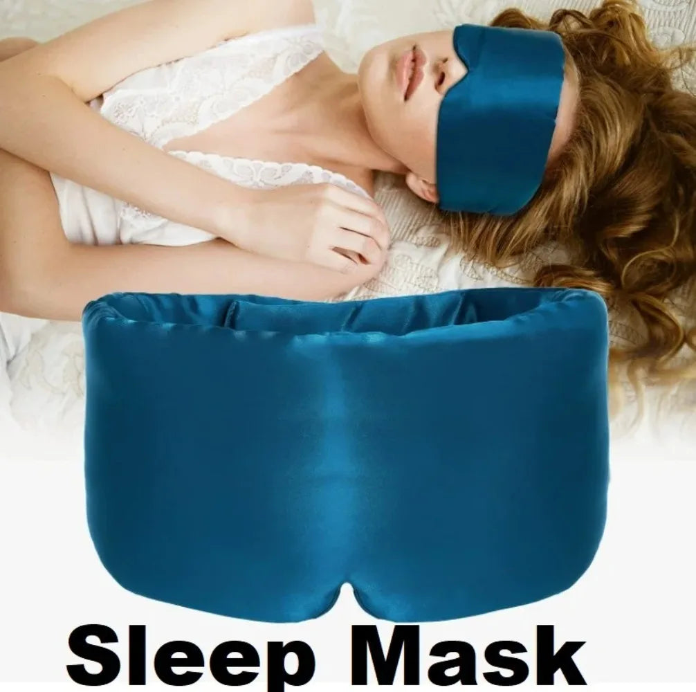 Silk 3D Light Blocking Sleep Mask For Travel And Naps