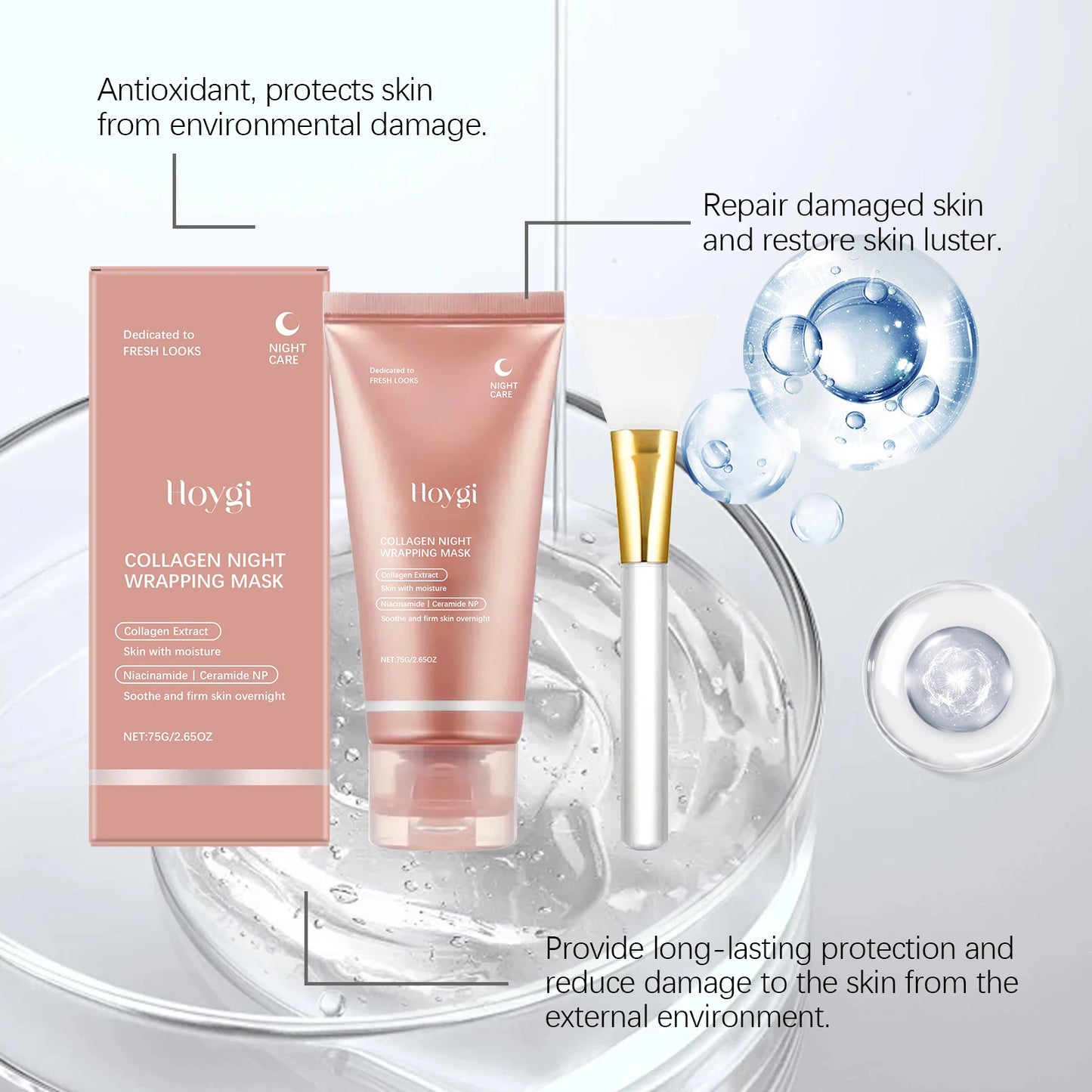 Collagen Peel Off Mask With Niacinamide And Ceramides