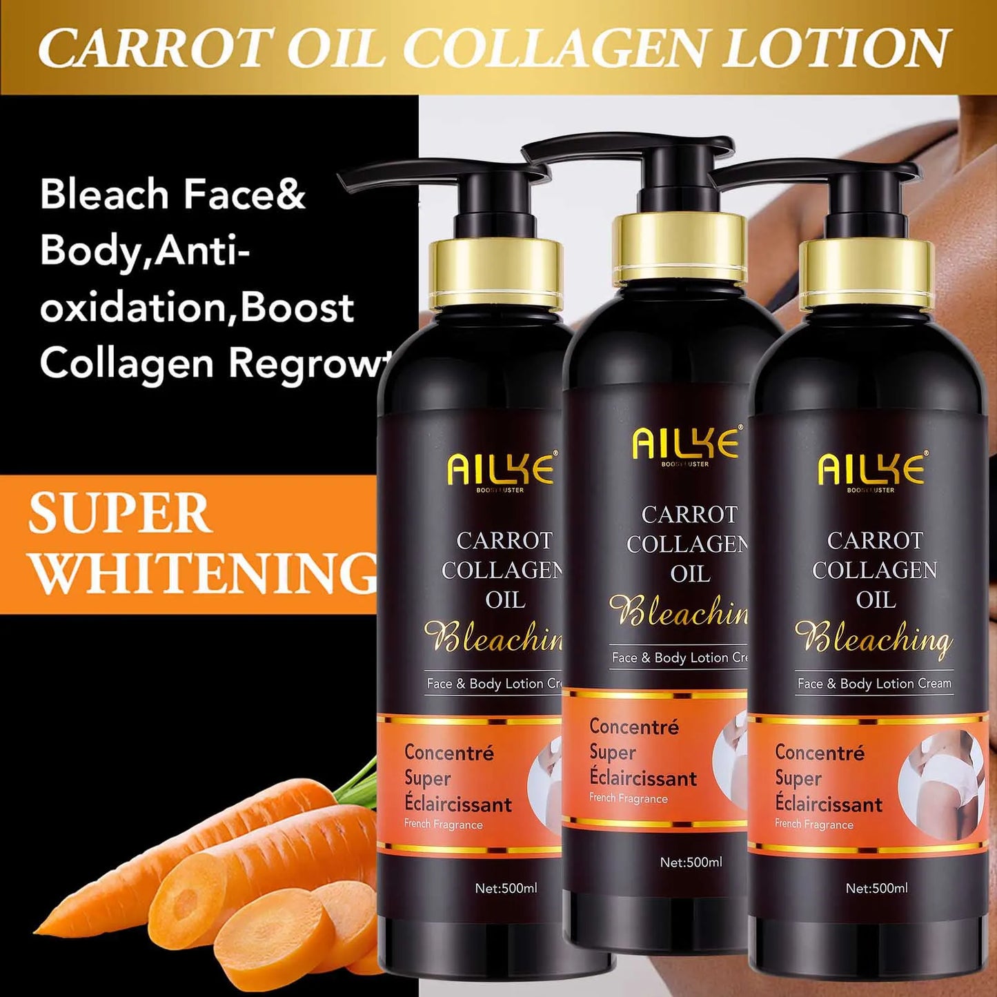 AILKE Skin Whitening Serum for Face and Dark Spots