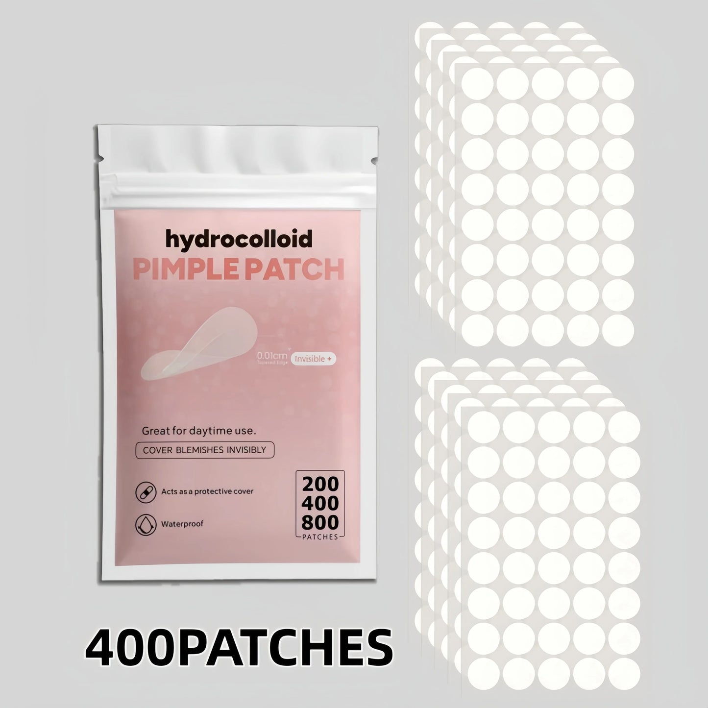 Invisible Acne Patch Set with Hydrocolloid Stickers for Pimple