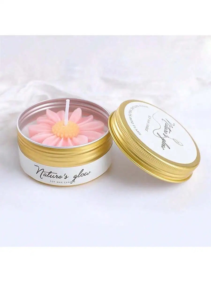 Little Iron Jar Chamomile Scented Soy Wax Aromatherapy Candle