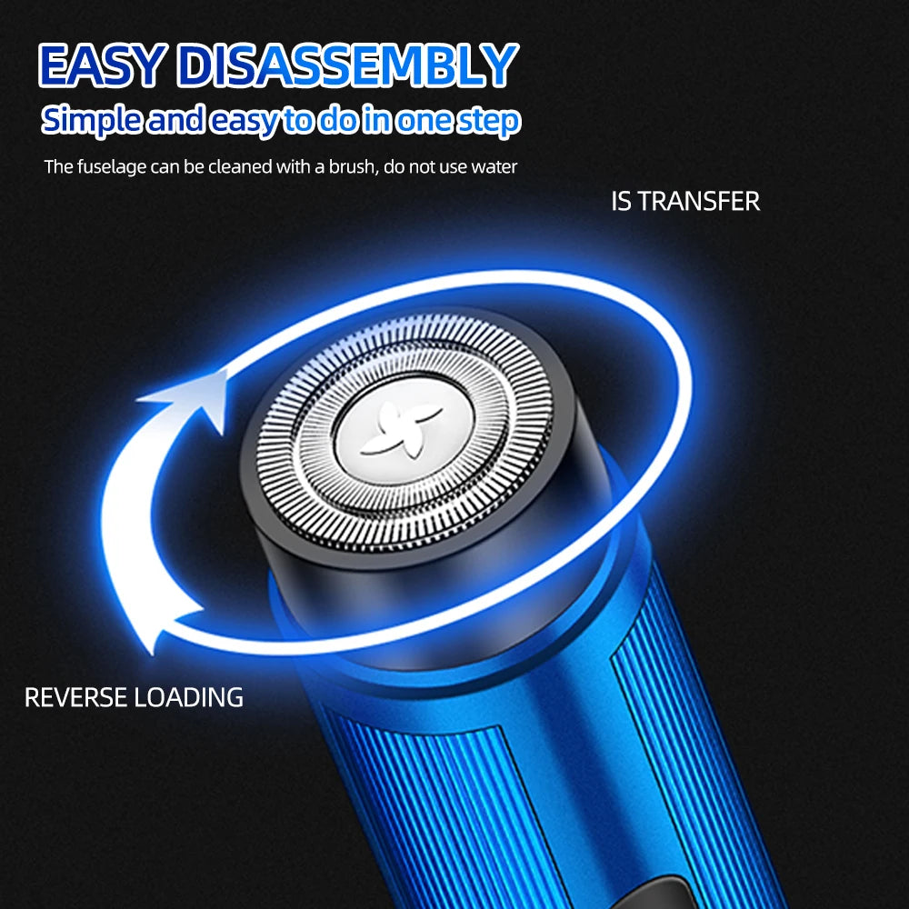Men's Mini Electric Shaver Rechargeable Razor Epilator