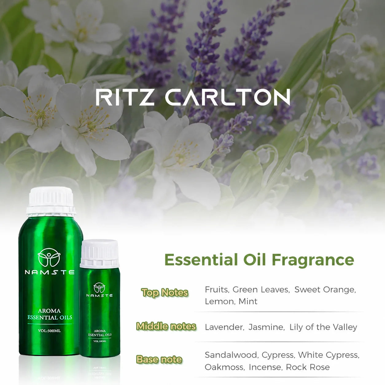 Namste Jasmine Room Fragrance Oil For Hotel And Home Diffusers