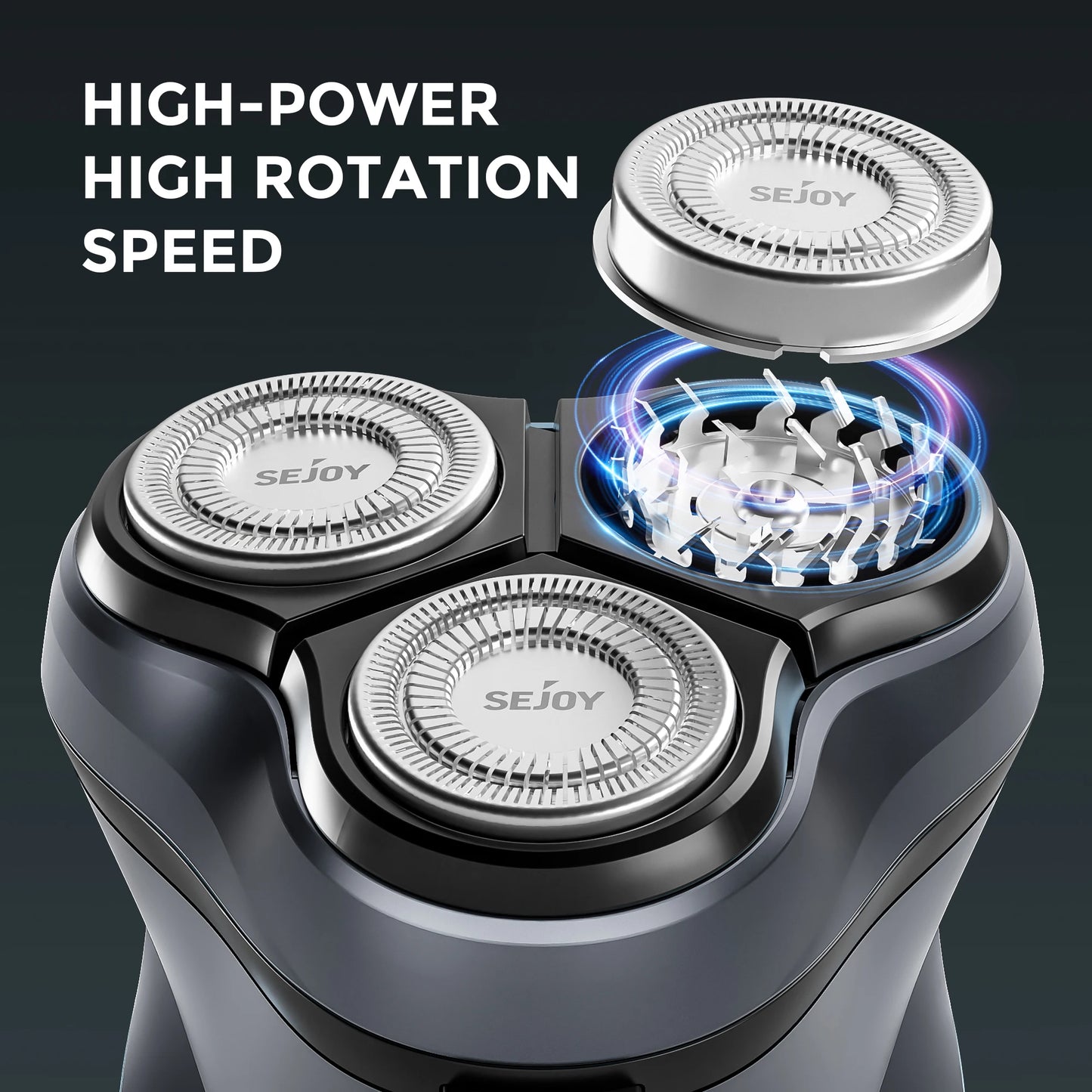 SEJOY BLASTO1 Electric Shaver For Men Triple Floating Head