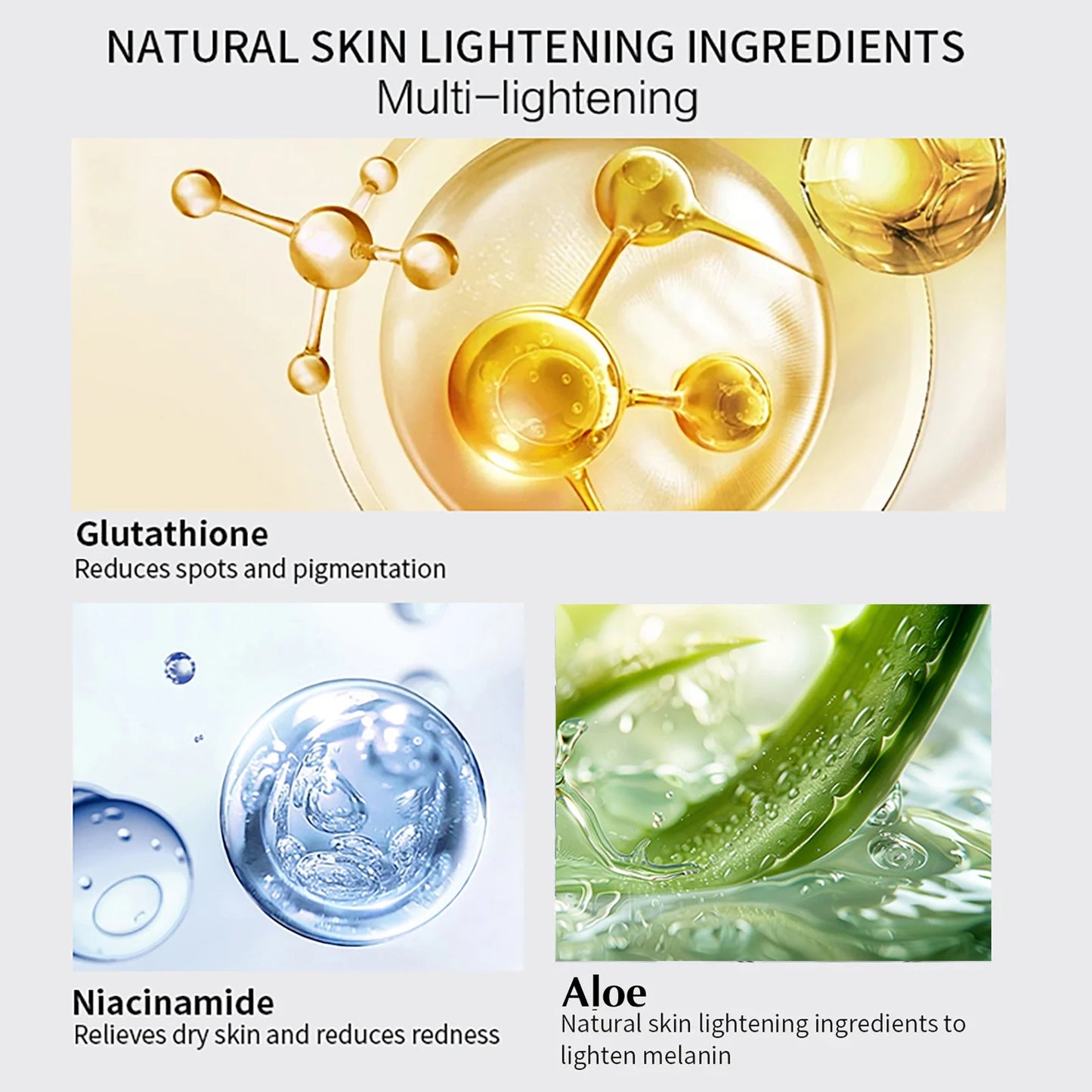 AILKE Double Glutathione Dark Spots Remover Face Cream For Armpits