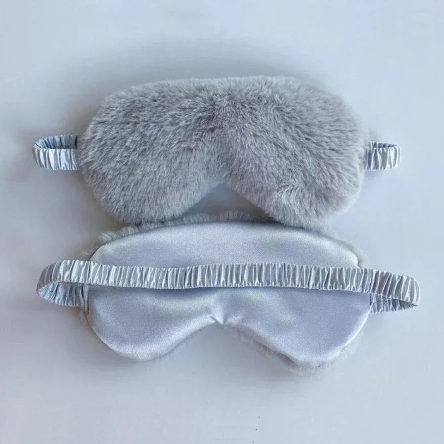 Soft Plush Sleeping Mask Eye Cover For Sleep And Nap