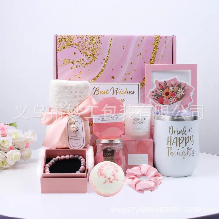 Lavender Spa Gift Basket Set For Women And Mothers