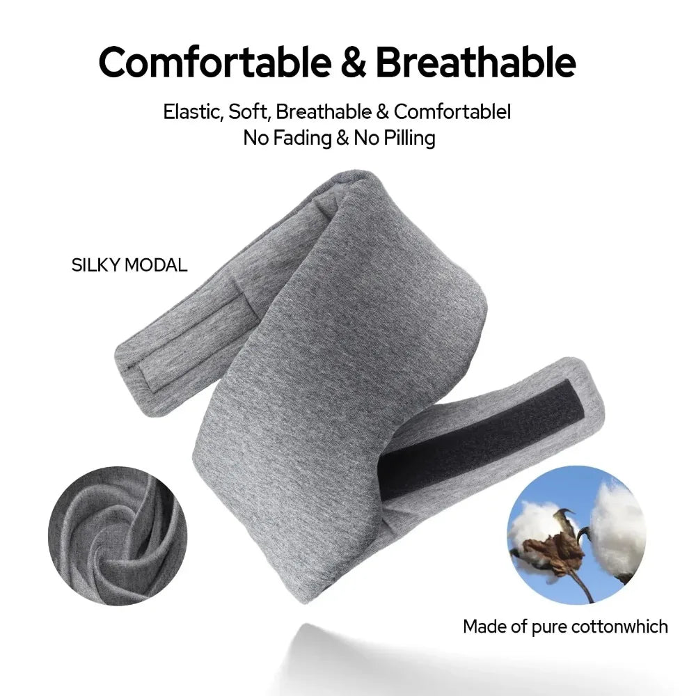 Adjustable Light Blocking Sleep Eye Mask Nylon For Travel