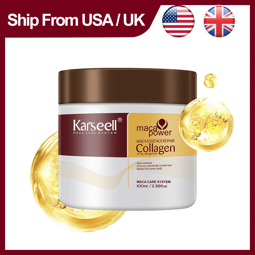 Karseell Collagen Hair Mask Deep Repair With Argan Oil For All Hair Types