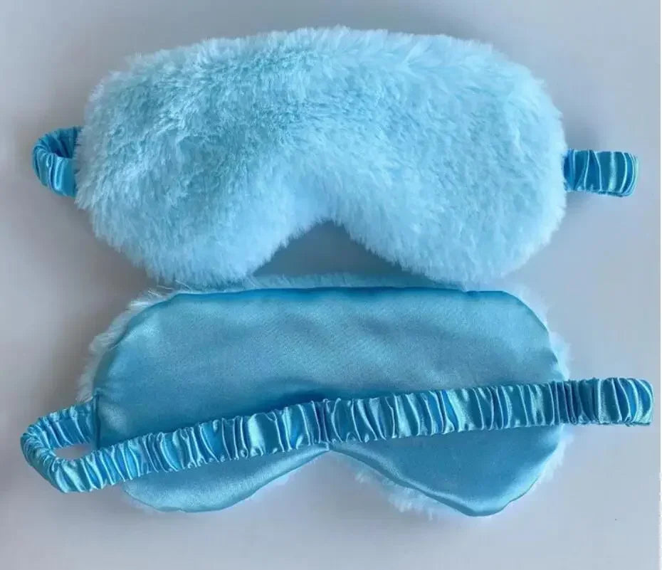 Soft Plush Sleeping Mask Eye Cover For Sleep And Nap