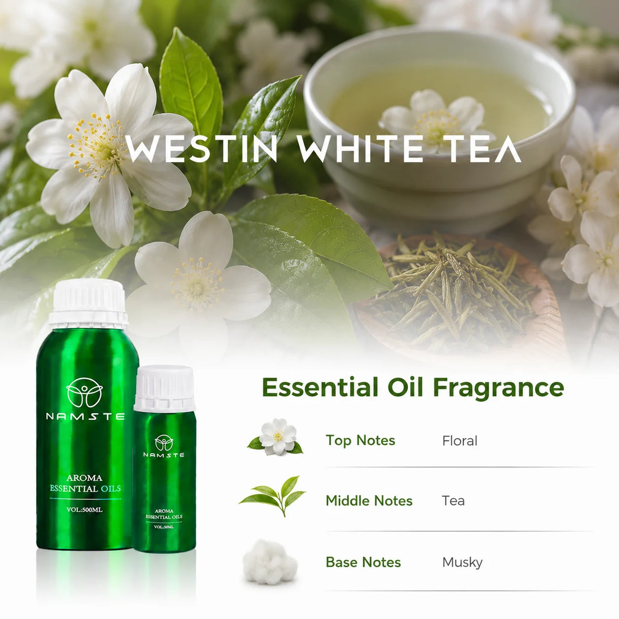 Namste Jasmine Room Fragrance Oil For Hotel And Home Diffusers