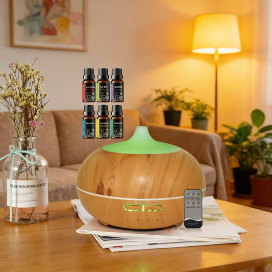 Kinscoter Wood Grain Aromatherapy Diffuser USB Humidifier