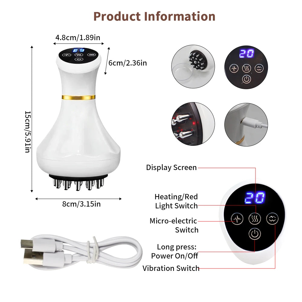 Jitesy Lymphatic Drainage Body Sculpting Massager With Heat Vibration